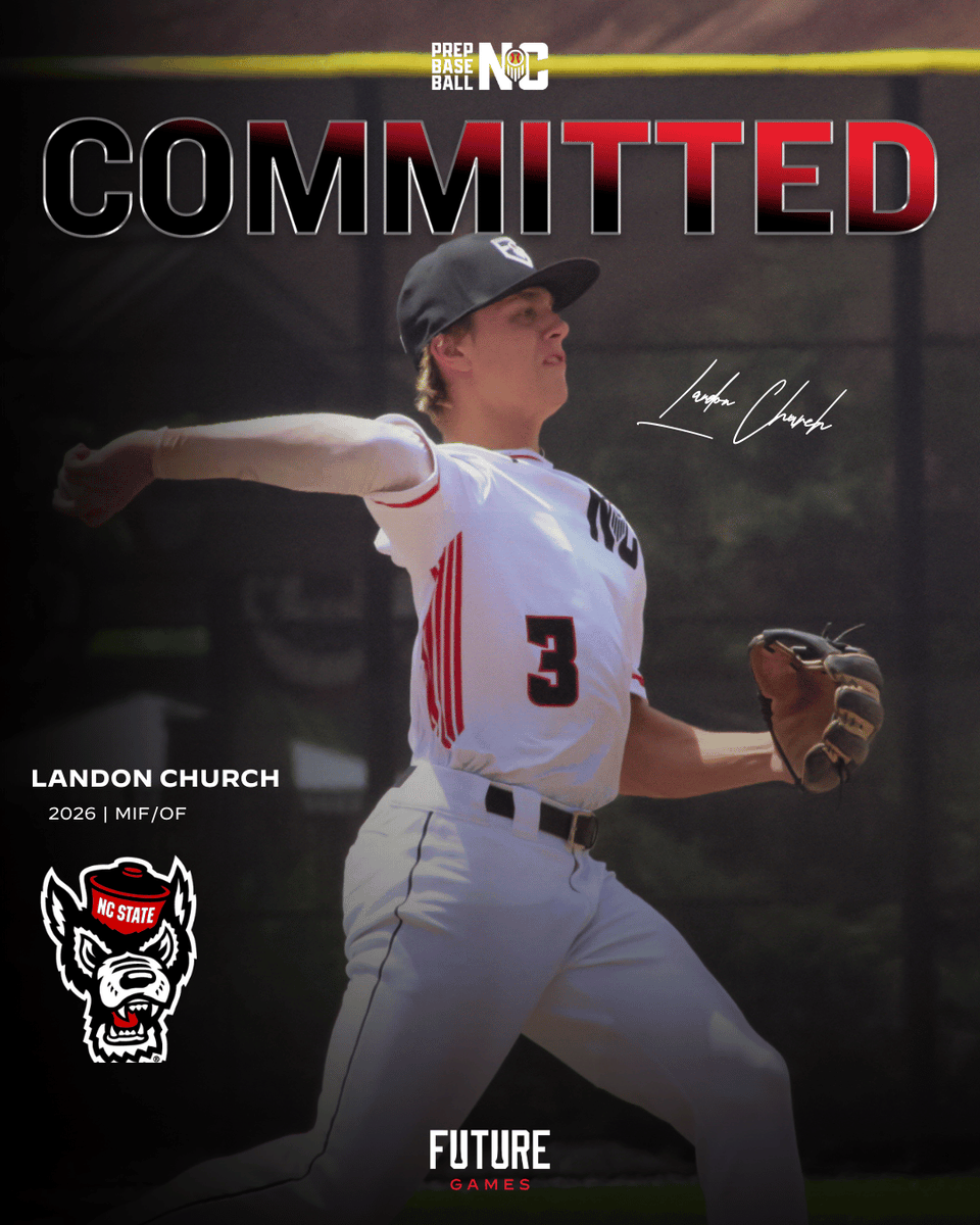 Prep Baseball North Carolina (@prepbaseballnc) on Twitter photo #NCcommits
Congrats to 2026 INF/OF Landon Church on his commitment to NC State.
Landon Church | 2026 | West Forsyth HS
➡️6.49 x 60
➡️95.5 exit
➡️89mph INF Arm
🔗loom.ly/YyS4FH0
<a href="/PrepBaseball/">Prep Baseball</a> | <a href="/shooterHunt/">Shooter Hunt</a> | <a href="/LandonJChurch/">Landon</a> | #PBFG24 | <a href="/wftitanbaseball/">Titan Baseball</a> | <a href="/NCStateBaseball/">#Pack9 ⚾️</a> #NCcommits
Congrats to 2026 INF/OF Landon Church on his commitment to NC State.
Landon Church | 2026 | West Forsyth HS
➡️6.49 x 60
➡️95.5 exit
➡️89mph INF Arm
🔗loom.ly/YyS4FH0
<a href="/PrepBaseball/">Prep Baseball</a> | <a href="/shooterHunt/">Shooter Hunt</a> | <a href="/LandonJChurch/">Landon</a> | #PBFG24 | <a href="/wftitanbaseball/">Titan Baseball</a> | <a href="/NCStateBaseball/">#Pack9 ⚾️</a>