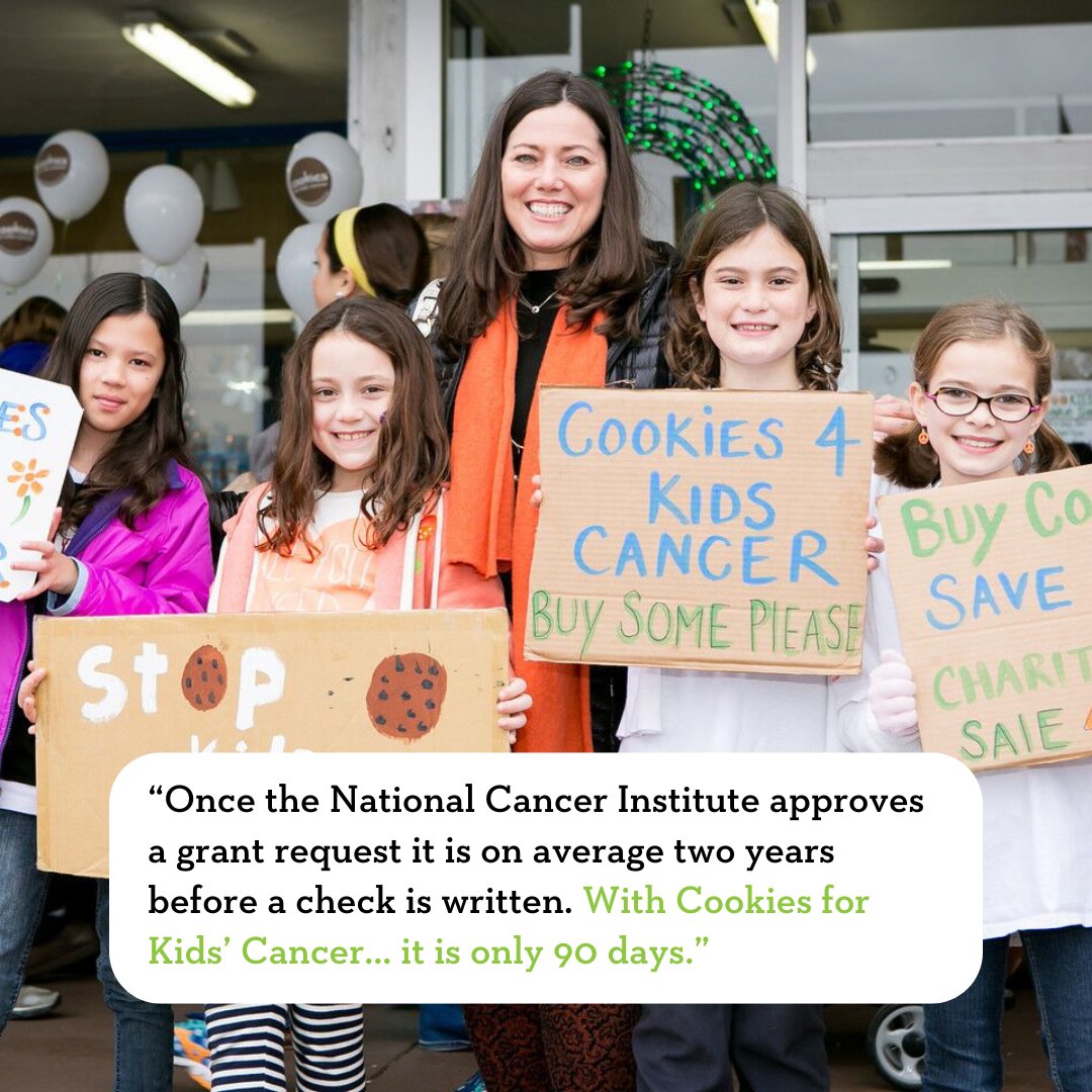 We are committed to funding new, improved and less toxic treatments, ensuring families and children never have to hear that their options have run out.
.
#CookiesforKidsCancer #C4KC #BeAGoodCookie