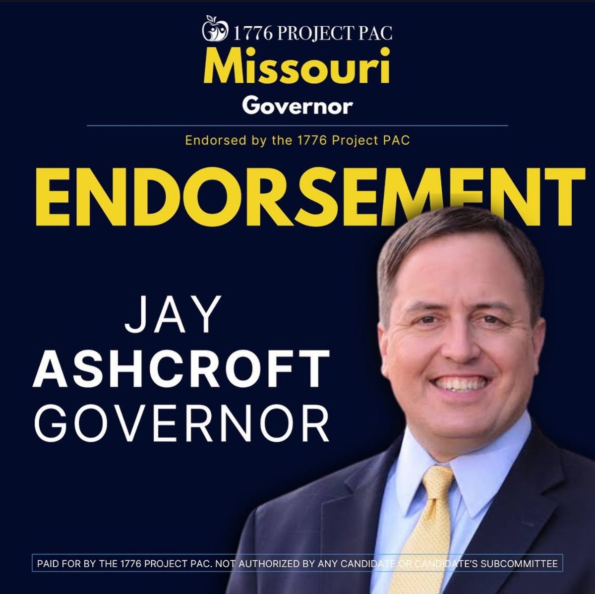 1776ProjectPac's tweet image. It’s time to vote, Missouri!

Get out YOUR vote for Jay Ashcroft for your next Governor! 🗳️