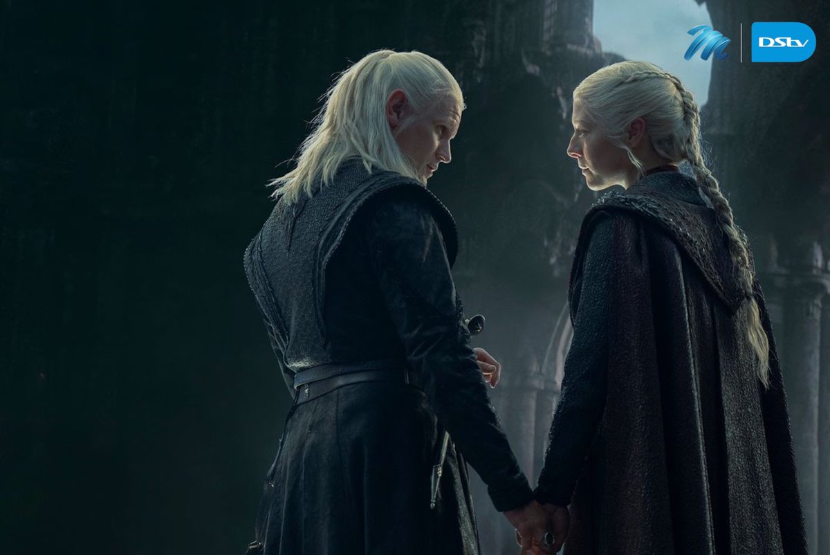 MNet's tweet photo. Daemon and Rhaenyra have reunited, this was the best scene last night on House of the Dragon. 🥹🤍
Binge watch the entire season of #HOTDS on Catch Up. https://t.co/O0OArjmzKG