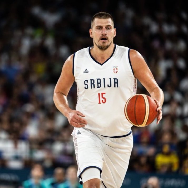 RTNBA's tweet image. Nikola Jokic for Serbia today:

21 points
14 rebounds
8 assists

W over Australia