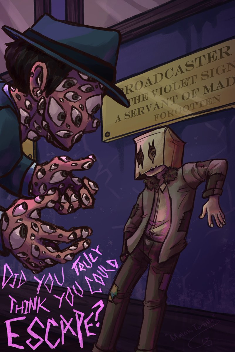 || "Greeting." || 
//CW: Body Horror, Eyes

The final scene from chapter 61 of #SevenYearNightmare.

#littlenightmares #littlenightmaresfanart #mono