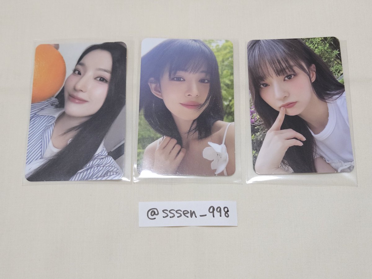 sssen_998's tweet photo. fromis_9 FROM SUMMER グッズ トレカ  交換 特典

譲:weverse チェヨン、ナギョン
      withmuu セロム
求:weverse ジソン

郵送交換
リプ、dmお願いします🍀

#fromis_9 #fromis_9交換 https://t.co/BQFghEfaKj