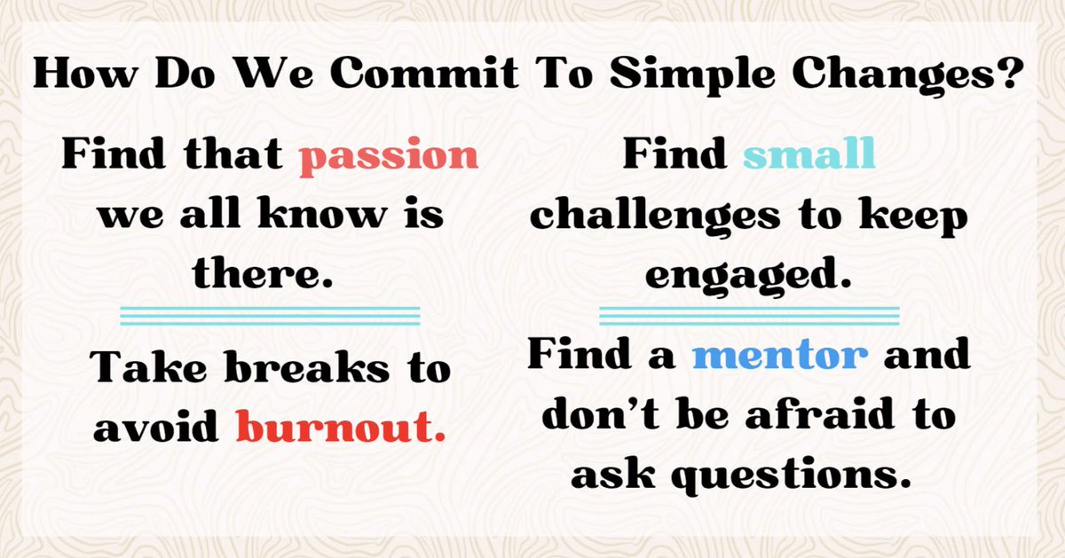 Such great advice for teachers from <a href="/TeacherWinters/">Matthew Winters</a>!

#HAEAinnovate