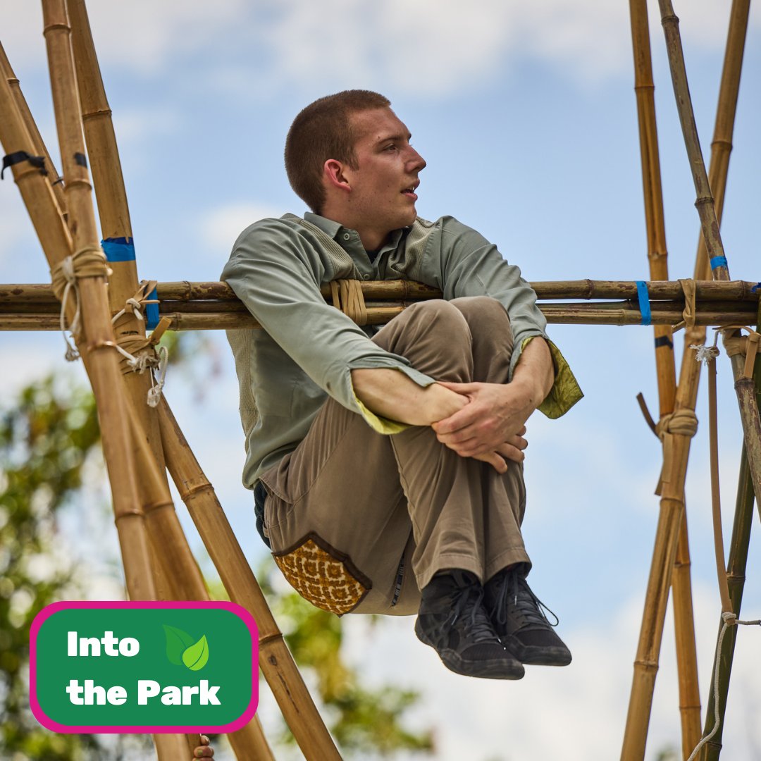 BAMBOO - INTO THE PARK!🌳 @NoFitState
"The artists arrive at an empty stage, bringing bundles of bamboo. They build towering sculptures which morph, transform and become an improbable, delicate circus playground that seems to defy the laws of physics." bit.ly/4ceb44L