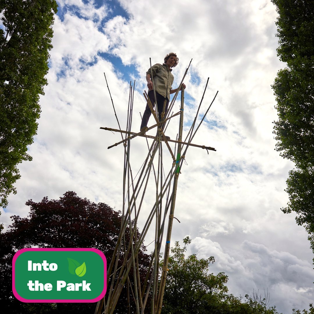 RightUpRStreet's tweet photo. BAMBOO - INTO THE PARK!🌳 @NoFitState
"The artists arrive at an empty stage, bringing bundles of bamboo. They build towering sculptures which morph, transform and become an improbable, delicate circus playground that seems to defy the laws of physics." https://t.co/kdur6VfQhJ https://t.co/07pSB0PWBm