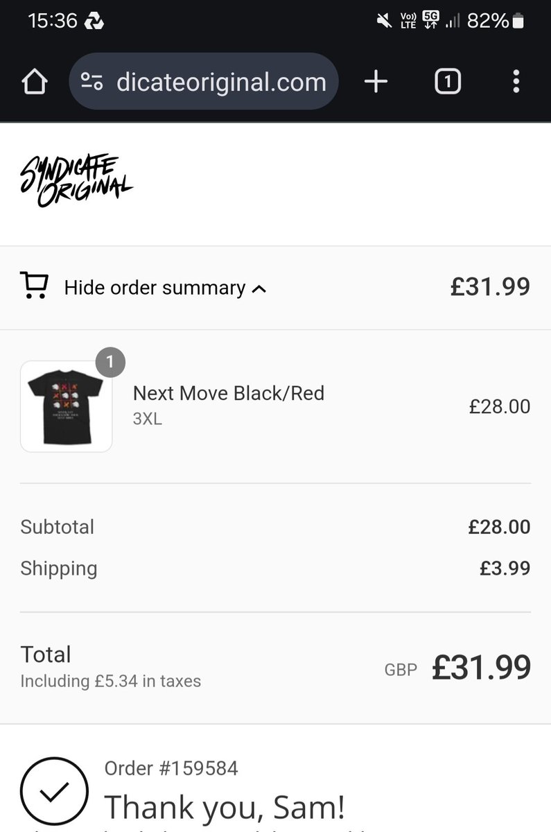 just bought myself a Next Move shirt from <a href="/SyndicateOG/">Syndicate Original</a> <a href="/Syndicate/">Tom</a> in Black and Red, I haven't bought a shirt from Syndicate Original in a while