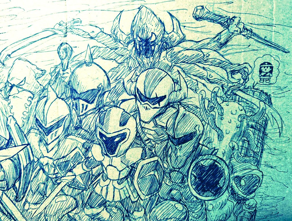「さて!せっかくのドルアーガ祭り期間中なのでファミコン版35周年の時に描いた記念イ」|ヘイカのイラスト