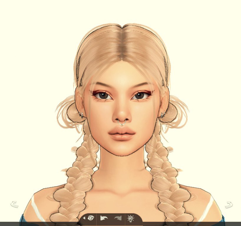 bunnjes's tweet photo. same base, different sim 😋 they’re besties https://t.co/ufutSMv8IM
