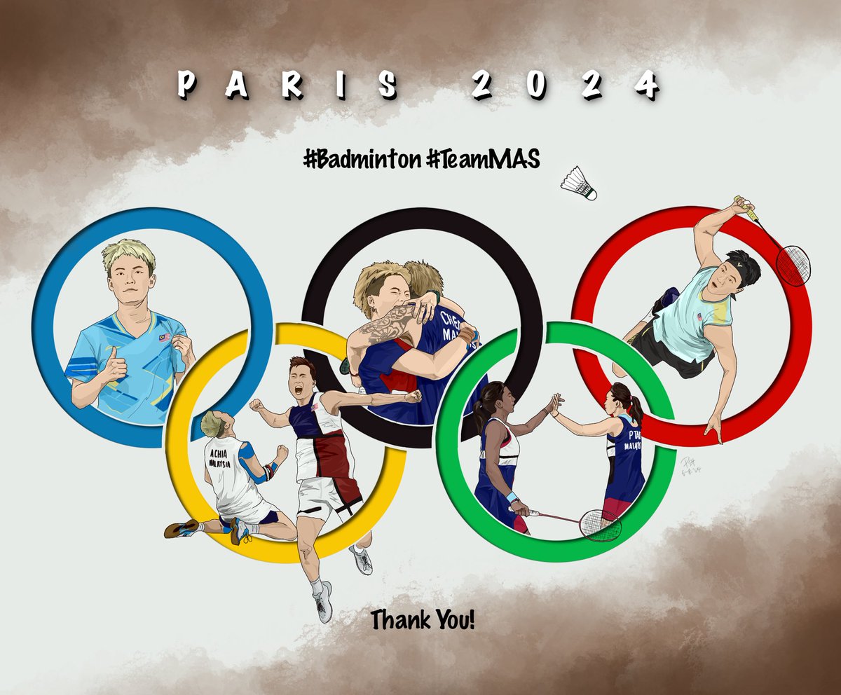 xhpshang's tweet photo. Our national heroes!! 🫡🫡🫡 #TeamMAS 🇲🇾 #Badminton #Paris2024 #OlympicGames #SokongMalaysia https://t.co/cekGvcVHbY