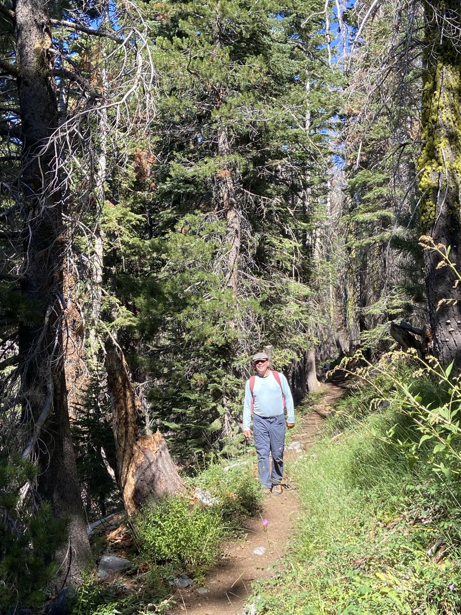 seanw801's tweet image. I’m a day late with this but ⁦@PatHickeyNevada⁩ hiked a ways with me yesterday through #Desolation A good friend and great hiker even if he got lost a bit on his return.