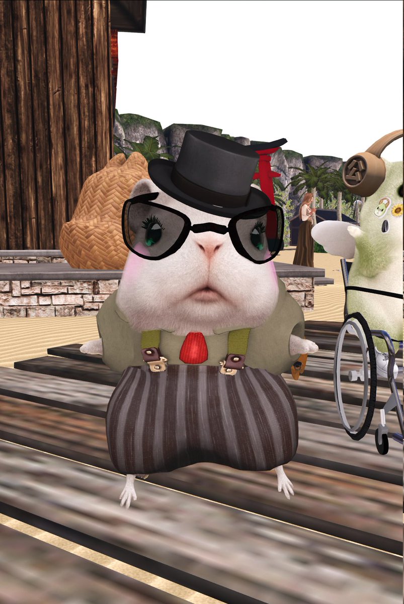 Kosag's tweet photo. Hamster Fest's DJ event was a blast~! 💜
I dressed up as an old timey gangster this year
#SecondLife #ハム祭り #ham_fes https://t.co/GsPbzJdv42