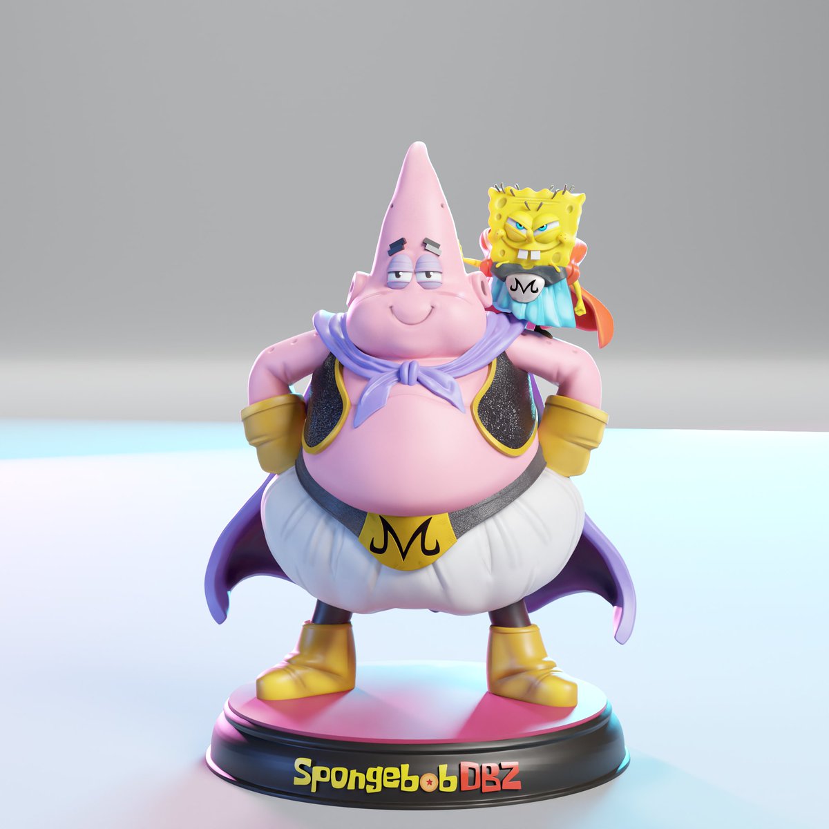 prwolfart's tweet photo. SpongeBob DBZ fan art via @artstationhq https://t.co/s0jYfP3L4H https://t.co/jIvl7LJcMp