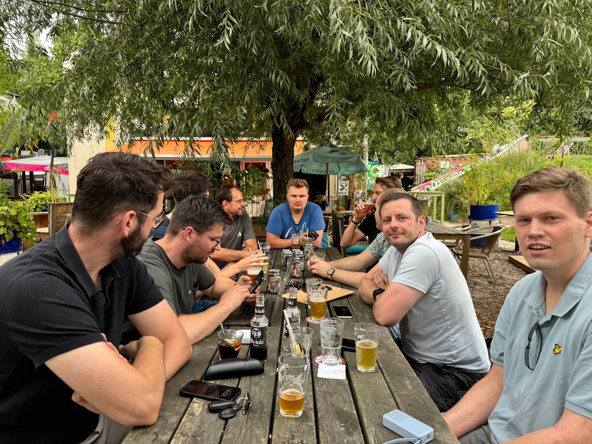 home_assistant's tweet photo. Our community is global - we love meeting up with y'all while we're traveling. 😊 @balloob has been busy the past month!

On Saturday the 3rd in Utrecht, NL, a few Members got together with some of us working on HA for talks and drinks! As you do. 🍻😆 https://t.co/U8GhYFy4AX