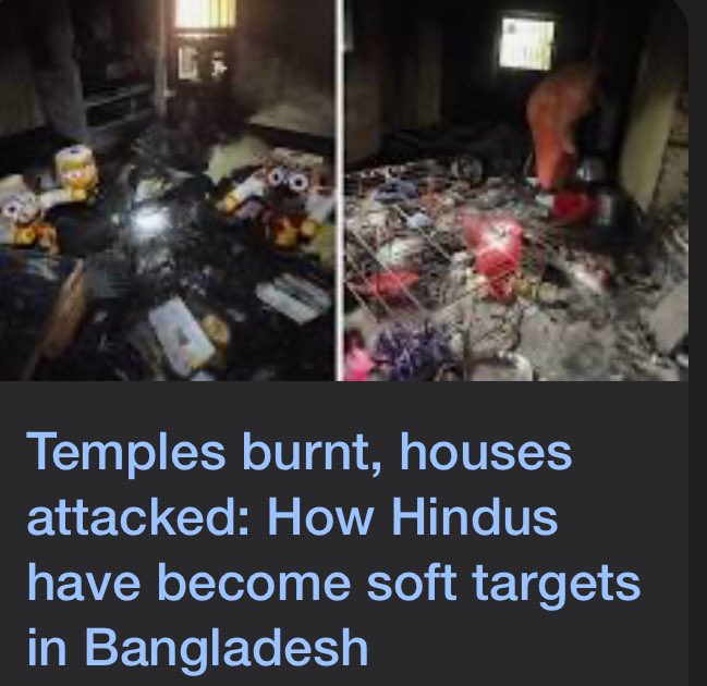 imkrmanish's tweet photo. Hindus become soft target in Bangladesh please help Hindu community in Bangladesh 🙏@narendramodi @AmitShah @UN This is horrible kindly take some action @UN_HRC https://t.co/C2BmSCQ8LF