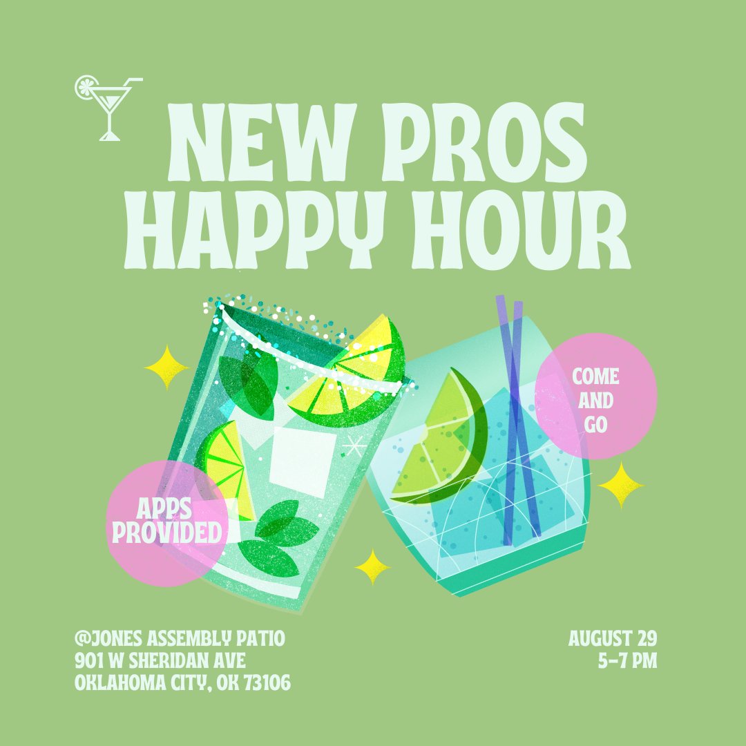 New PR pros, mark your calendars for a New Pros happy hour at the Jones Assembly patio on Aug. 29 from 5-7 PM!

Connect with other local #PR pros over yummy drinks, and learn more about how PRSA can advance your career.

Appetizers will be provided. This event is free to attend.