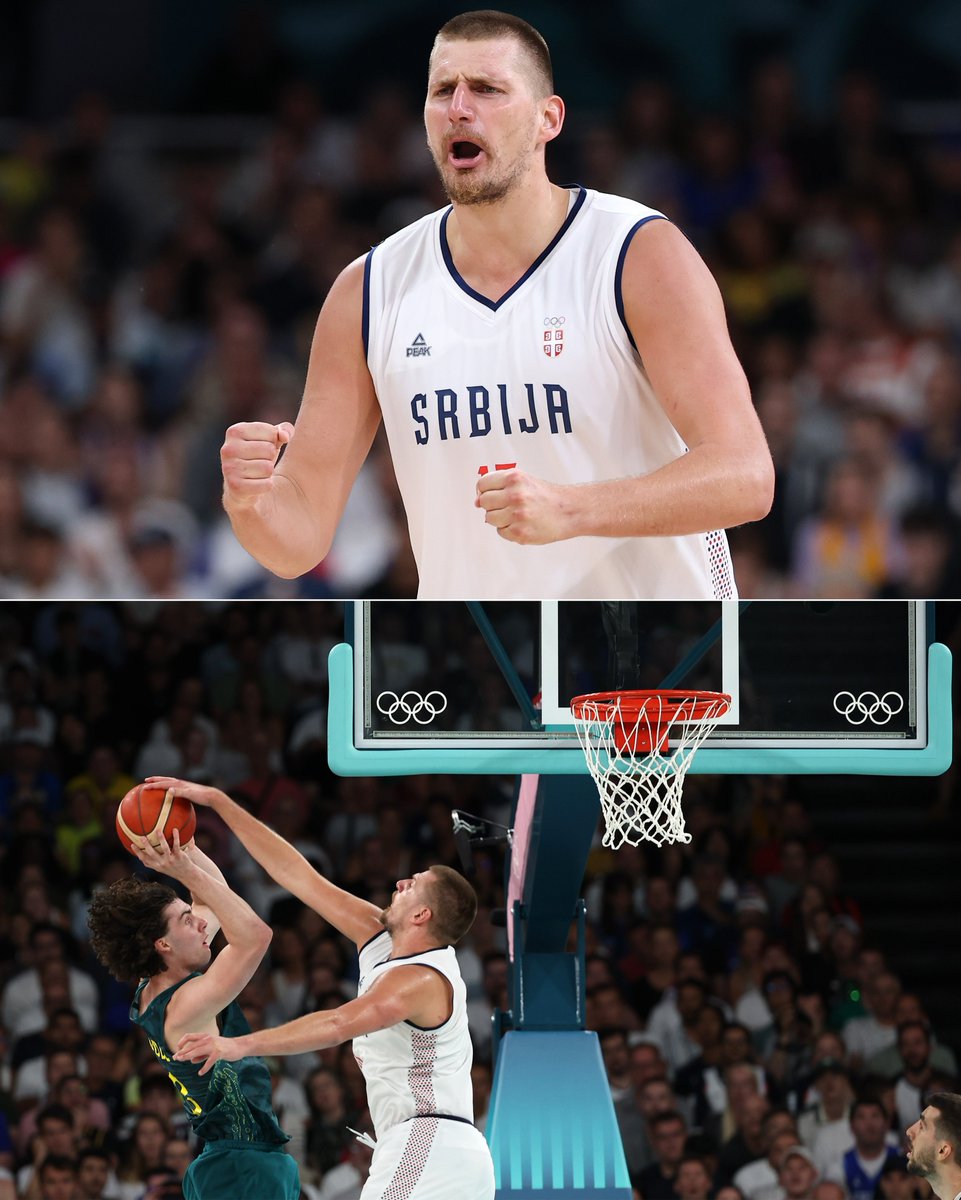 BleacherReport's tweet photo. SERBIA COMPLETES 24-PT COMEBACK TO GET W OVER AUSTRALIA 🤯

Jokić: 21 PTS, 14 REB, 8 AST, 4 STL https://t.co/iJOUTbsCIF