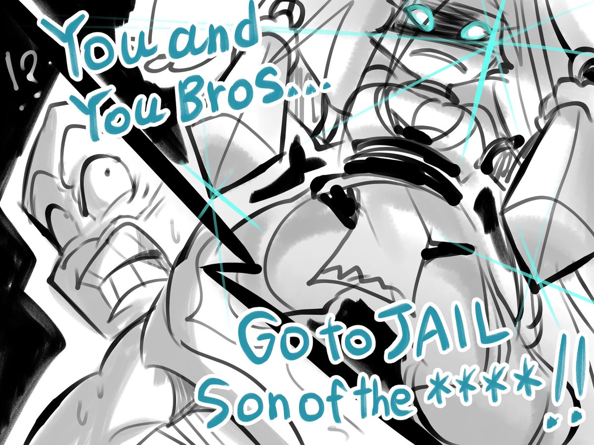 "Vs Yukari🐇🩵 2/4

Leonardo wants to escape. 