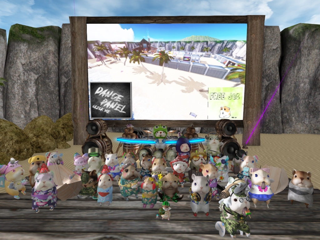 AradoIzu's tweet photo. ハム祭りDJイベント、終了ー。
今年も盛り上がりましたねー。楽しかった。また来年が待ち遠しい!
一緒に遊んでくれたハム友の皆さん、ありがとうー^^
#SecondLife #ハム祭り #ham_fes https://t.co/CkibWyt93E