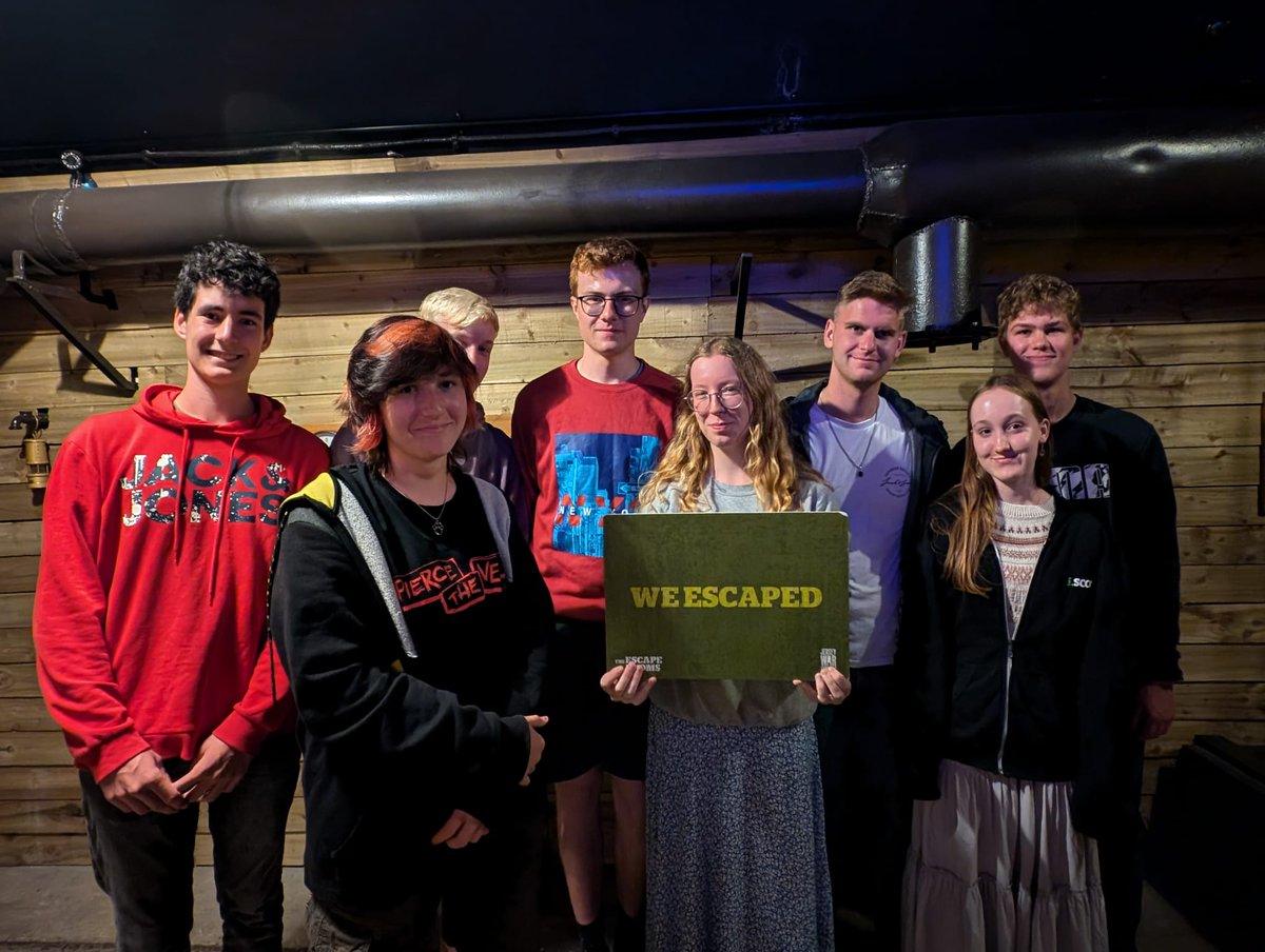 We've escaped from the Jersey War Tunnels!