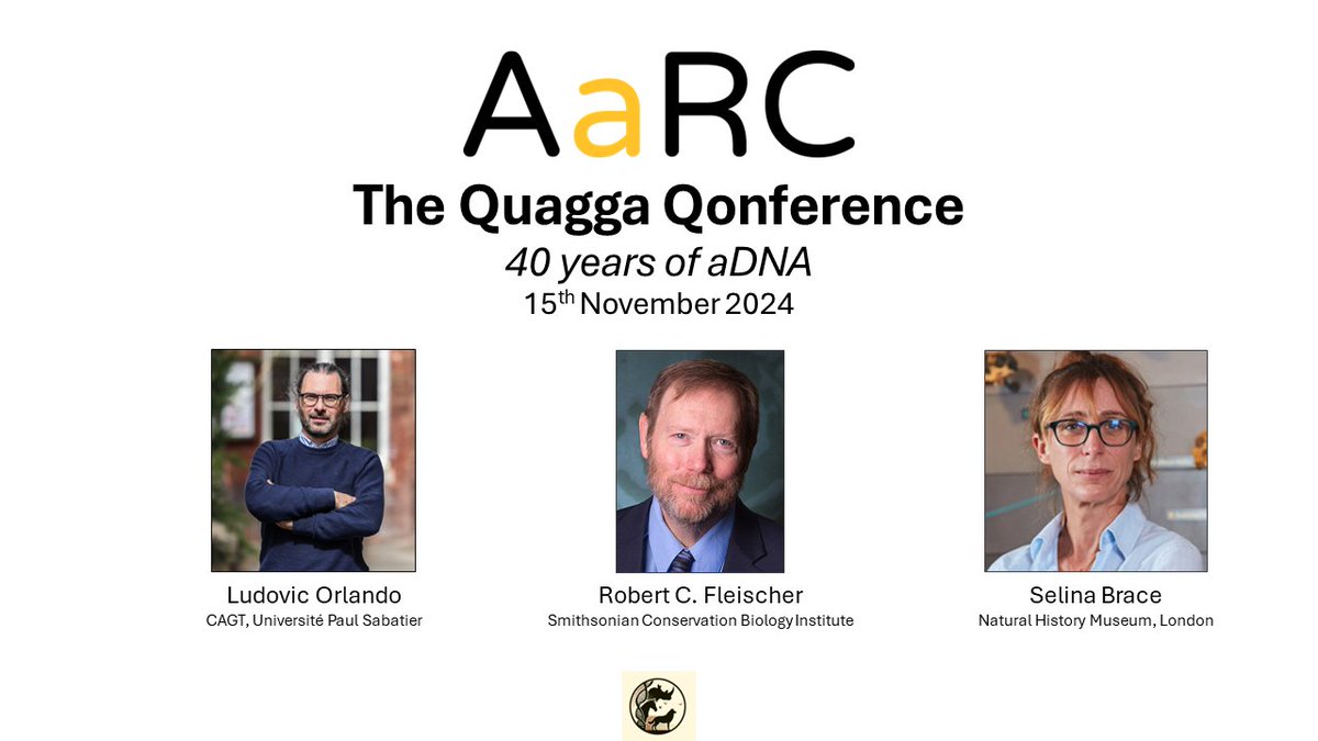 This year it is the 40th anniversary of the study that set all of aDNA research into motion. Come talk with <a href="/LudovicLorlando/">Ludovic Orlando</a>, Robert Fleischer and @SelBrace about this major breakthrough, how the filed has evolved and what's to come on 15th of November. Save the date!
