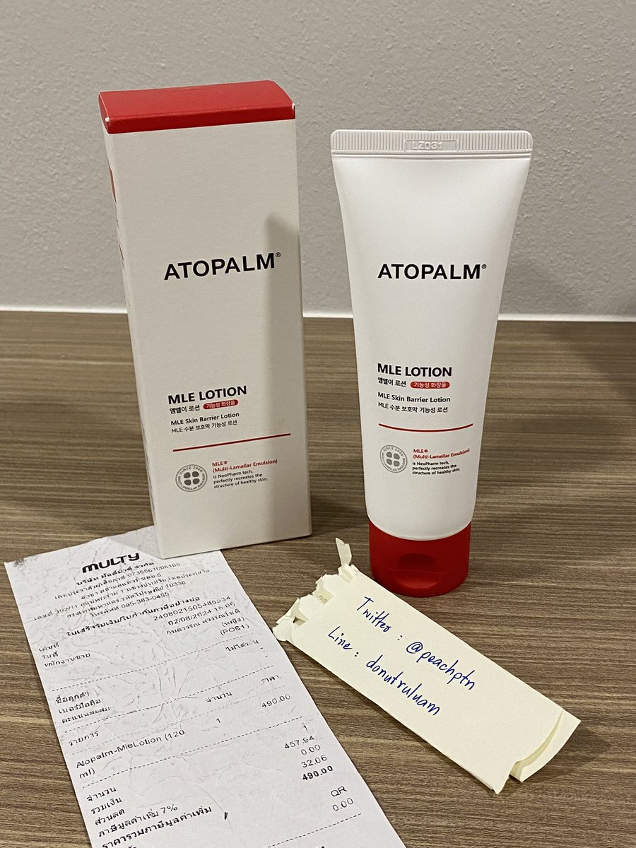 FUCKWITHHUN's tweet photo. ส่งต่อ ATOPALM Mle Lotion moisturizer
ซื้อมา 490 ขายต่อ 385 รวมส่ง พร้อมโอน 365  ลองบีบออกมาดูเนื้อเท่าเม็ดถั่วเขียว 1 ครั้งค่ะ

Twitter : @peachptn 
Line : donutruluam
#ส่งต่อสกินแคร์ #สกินแคร์มือสอง  #สกินแคร์เกาหลี #ส่งต่อสกินแคร์มือสอง #ส่งต่อคสอ  #ส่งต่อ  #ส่งต่อสกินแคร์มือ2 https://t.co/N9h6muTZHC