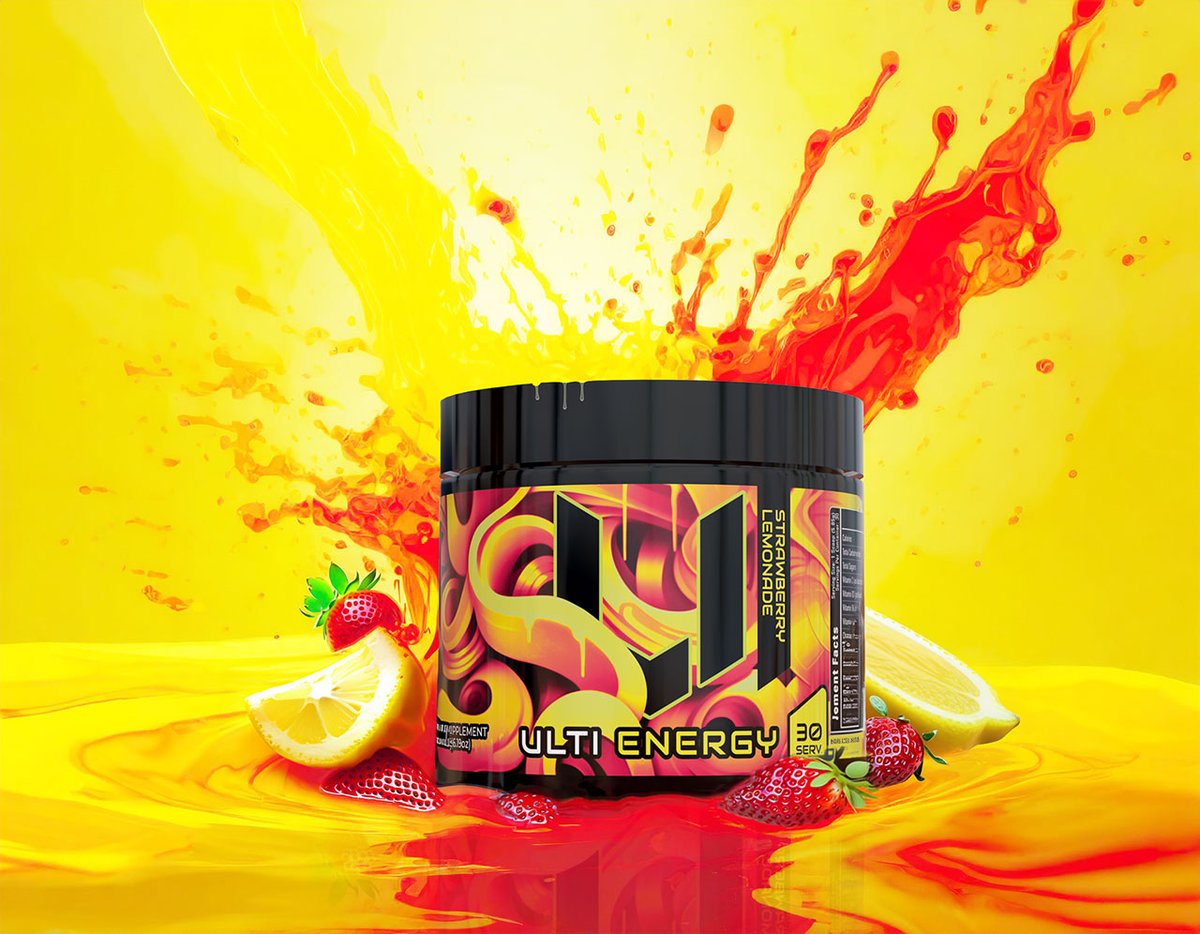 🍓🍋 Experience a burst of summer in every sip with our delightful new flavor, Strawberry Lemonade! 🌞 Every sip brings summer vibes with our delightful new flavor. Join the #ULTImovement and savor the taste of pure happiness! 🍹🚀 #StrawberryLemonade