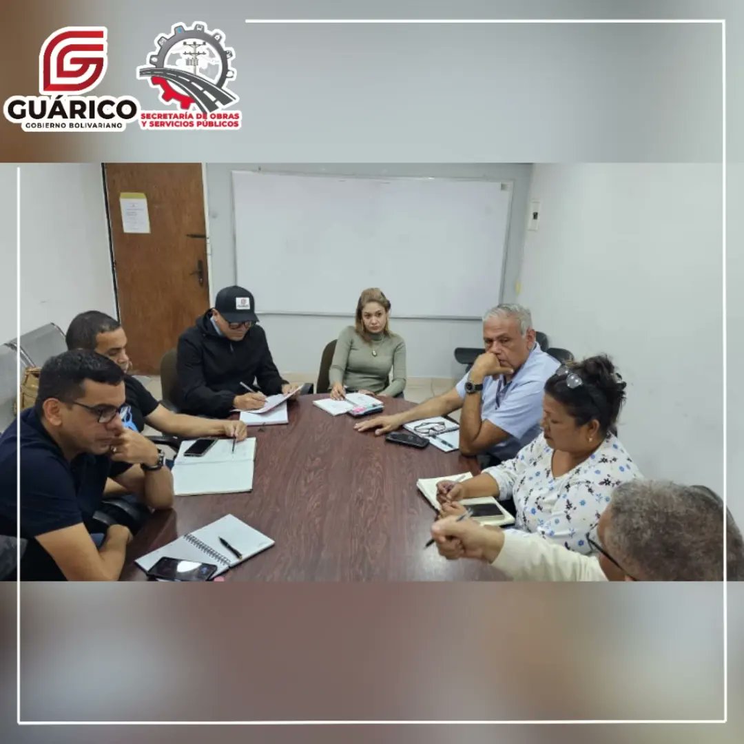 obras_guarico's tweet photo. #AlMomento ⏰ || La Ing. @marycarmonsalve  cumpliendo instrucciones del Gob. @josemvasquez y trabajando en el proyecto revolucionario del Pres. @NicolasMaduro de brindar bienestar y desarrollo al pueblo guariqueño, encabeza a esta hora gabinete de área.
#ChaoWhatsApp https://t.co/VtVUKkkxgN