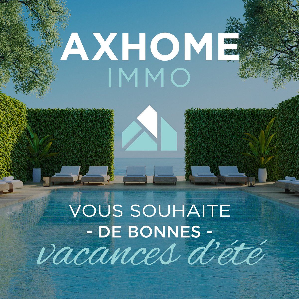AxhomeImmo's tweet photo. ☀️ Axhome Immo vous souhaite de bonnes vacances d'été ! 🌴🏖️

Notre agence sera fermée jusqu'au 23 août. Nous avons hâte de vous retrouver à la rentrée pour tous vos projets immobiliers.

#AxhomeImmo #Vacances https://t.co/TR0dUuWGPG