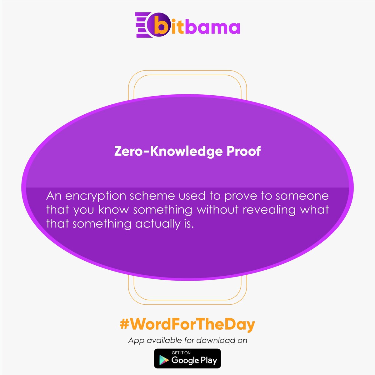 Bitbama_io's tweet image. Word of the Day 

$BAMA #Bitbama #R2EofTheDay