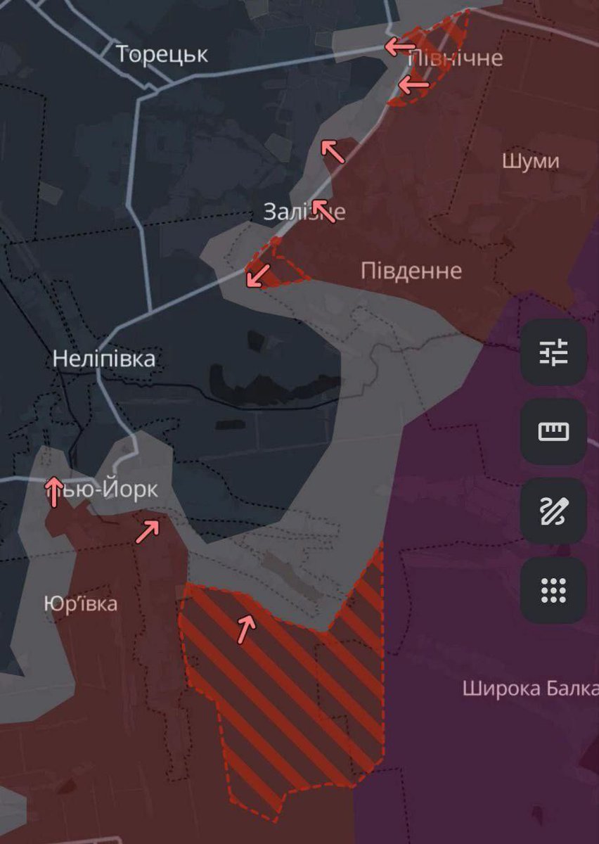 adictoapple's tweet photo. 🇷🇺🇺🇦 Fuentes rusas, ucranianas y occidentales informan que por la noche las Fuerzas Armadas de Ucrania abandonaron sus posiciones al este de Niu York para evitar el cerco.

En la escala del actual periodo de la guerra, es una retirada muy significativa. En primer lugar, se trata de casi 700 hectáreas del territorio. Y en segundo lugar, este fue el único sector del frente que no se movió desde 2014.