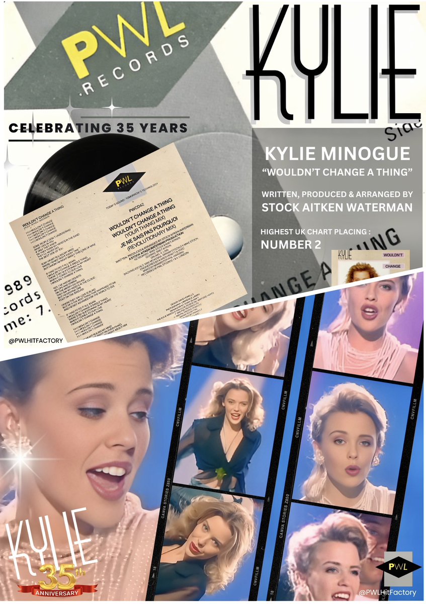 PWL The Hit Factory (@pwlhitfactory) on Twitter photo Spending a second week at Number Two back in 1989…
<a href="/kylieminogue/">Kylie Minogue</a> ‘Wouldn’t Change A Thing’
…and yes, this track was denied a premier placing by a dancing rabbit!
#SAW40 #PWL40 Spending a second week at Number Two back in 1989…
<a href="/kylieminogue/">Kylie Minogue</a> ‘Wouldn’t Change A Thing’
…and yes, this track was denied a premier placing by a dancing rabbit!
#SAW40 #PWL40