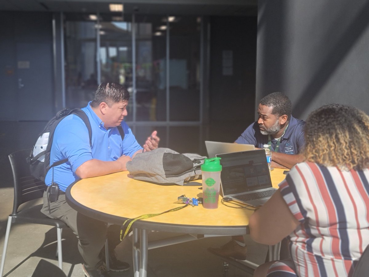 CTE Director and Cluster Lead discuss plans for the new school year!