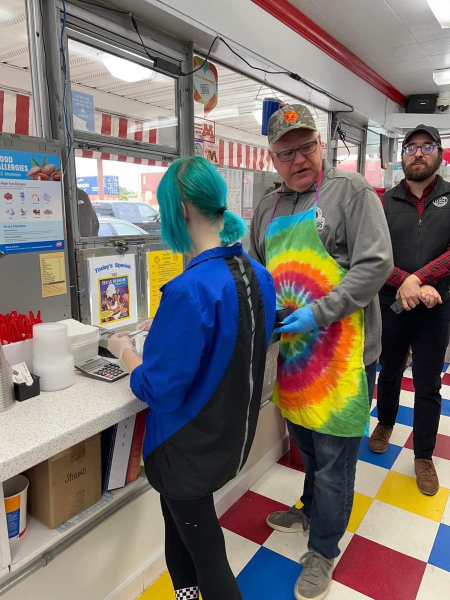 Only one VP candidate has helped out at the Moorhead Dairy Queen