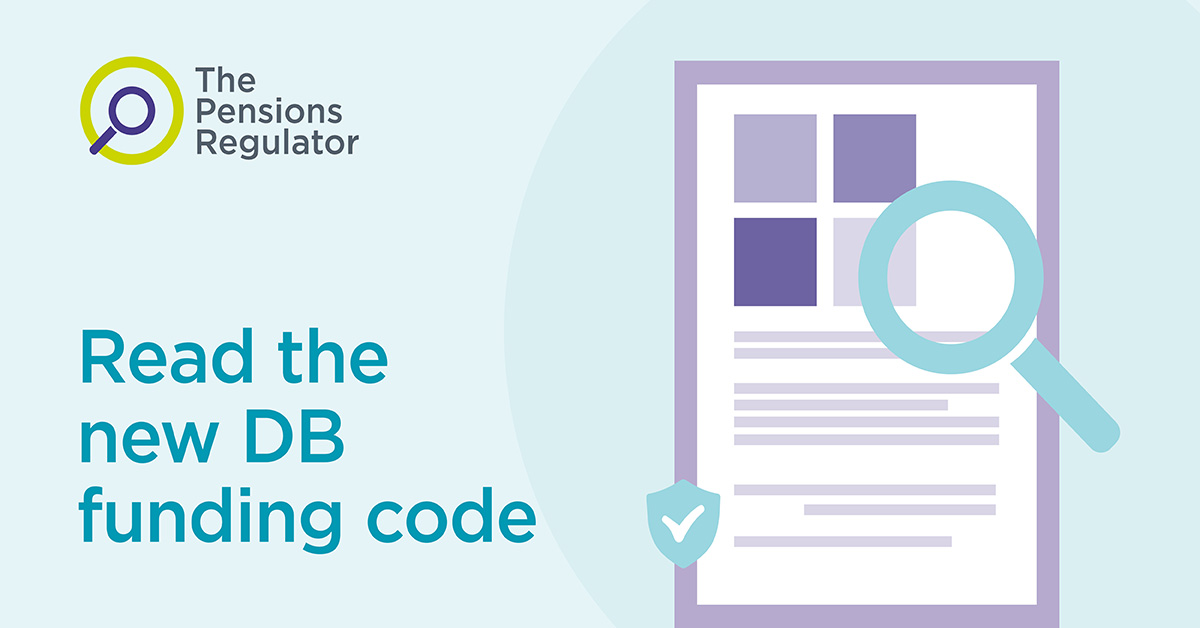 TPRgovuk's tweet image. Our new DB funding code sets out to trustees, sponsoring employers and advisers our guidance and expectations on how to comply with requirements of the Funding and Investment Strategy regulations: ow.ly/QZpm50SNZIP #DBFundingCode #DefinedBenefitPensions #Pensions
