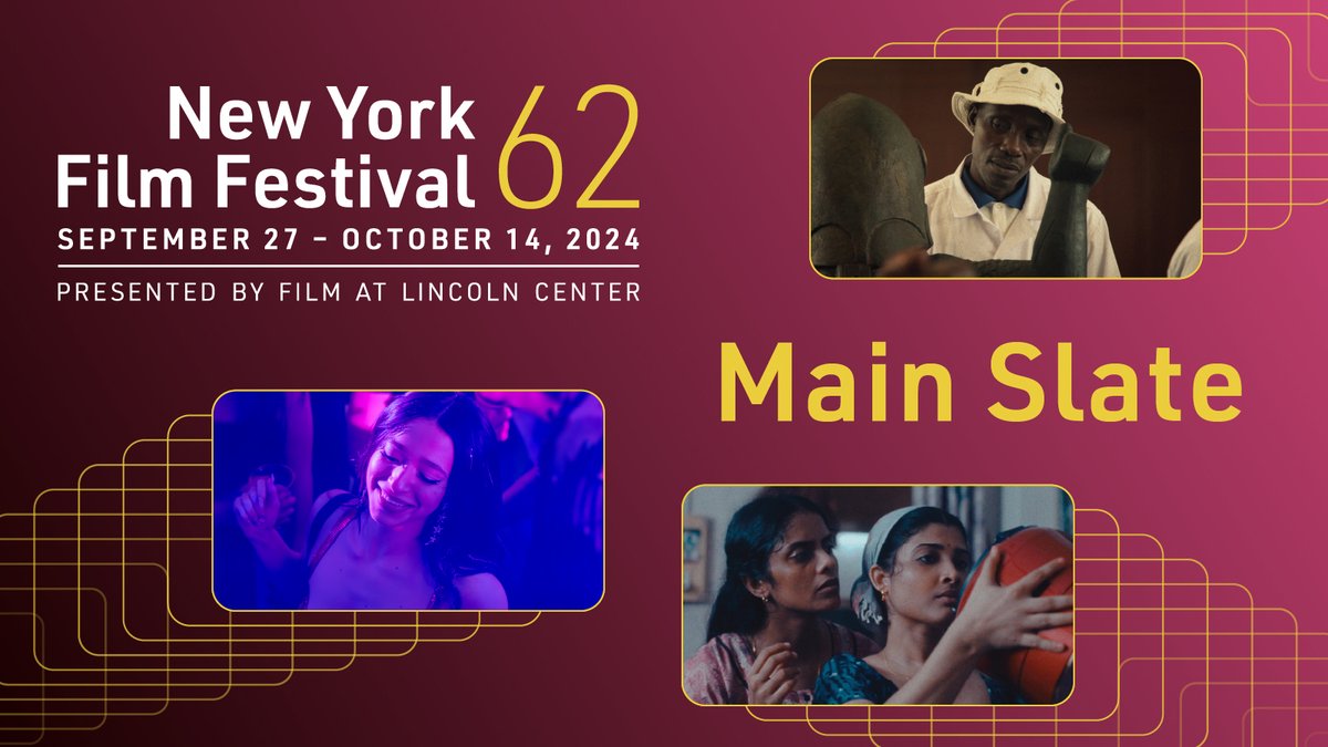TheNYFF's tweet image. Announcing the official Main Slate selections of #NYFF62, featuring 32 of the most exceptional new films from around the world. 

Explore: filmlinc.org/NYFF62MS
