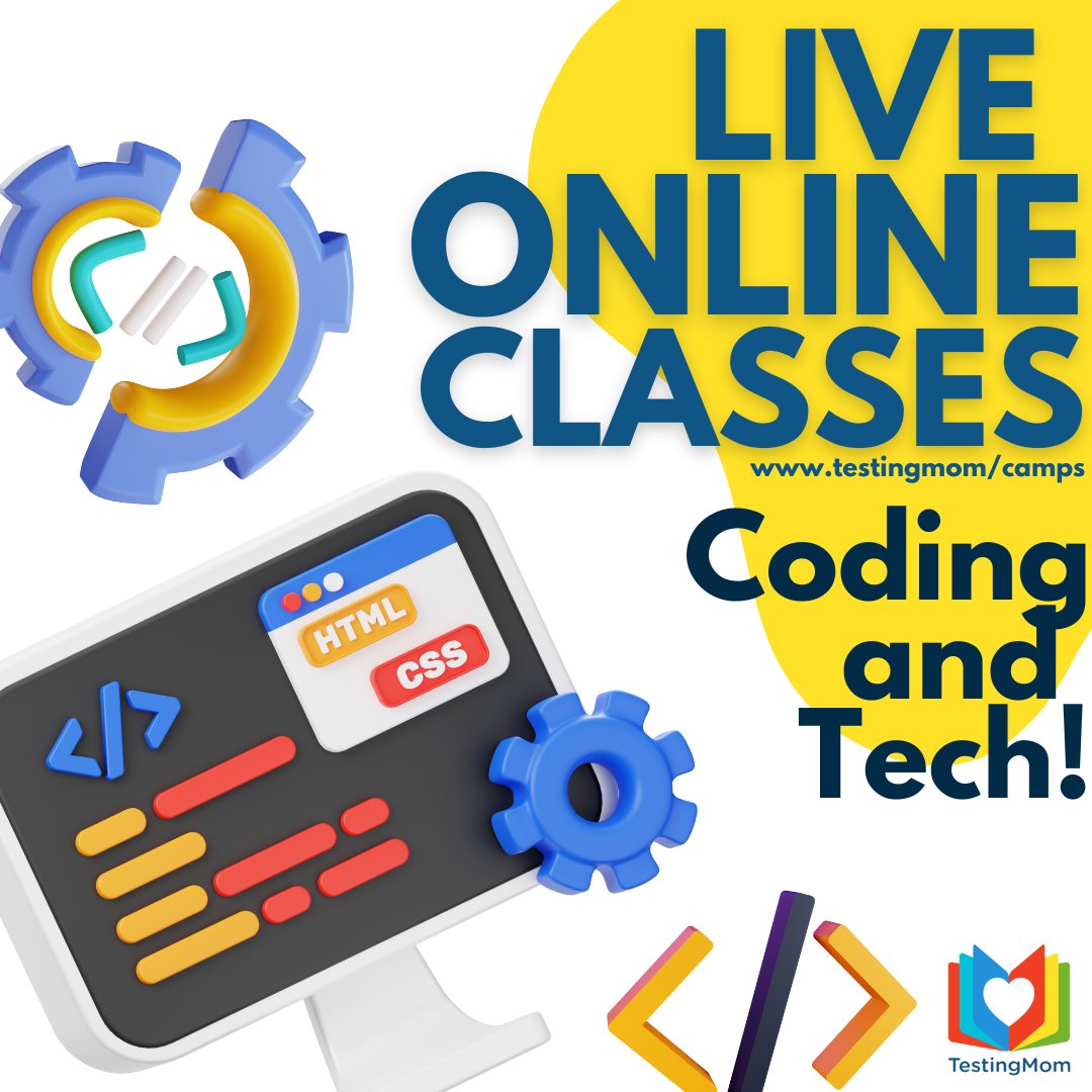testingmom's tweet image. 🚀 Exciting News!
TestingMom.com offers Live Online Group Classes for Coding and Tech! Boost your child’s tech skills and creativity. Sign up today!
testingmom.com/camps
#CodingClasses #TechEducation #TestingMom