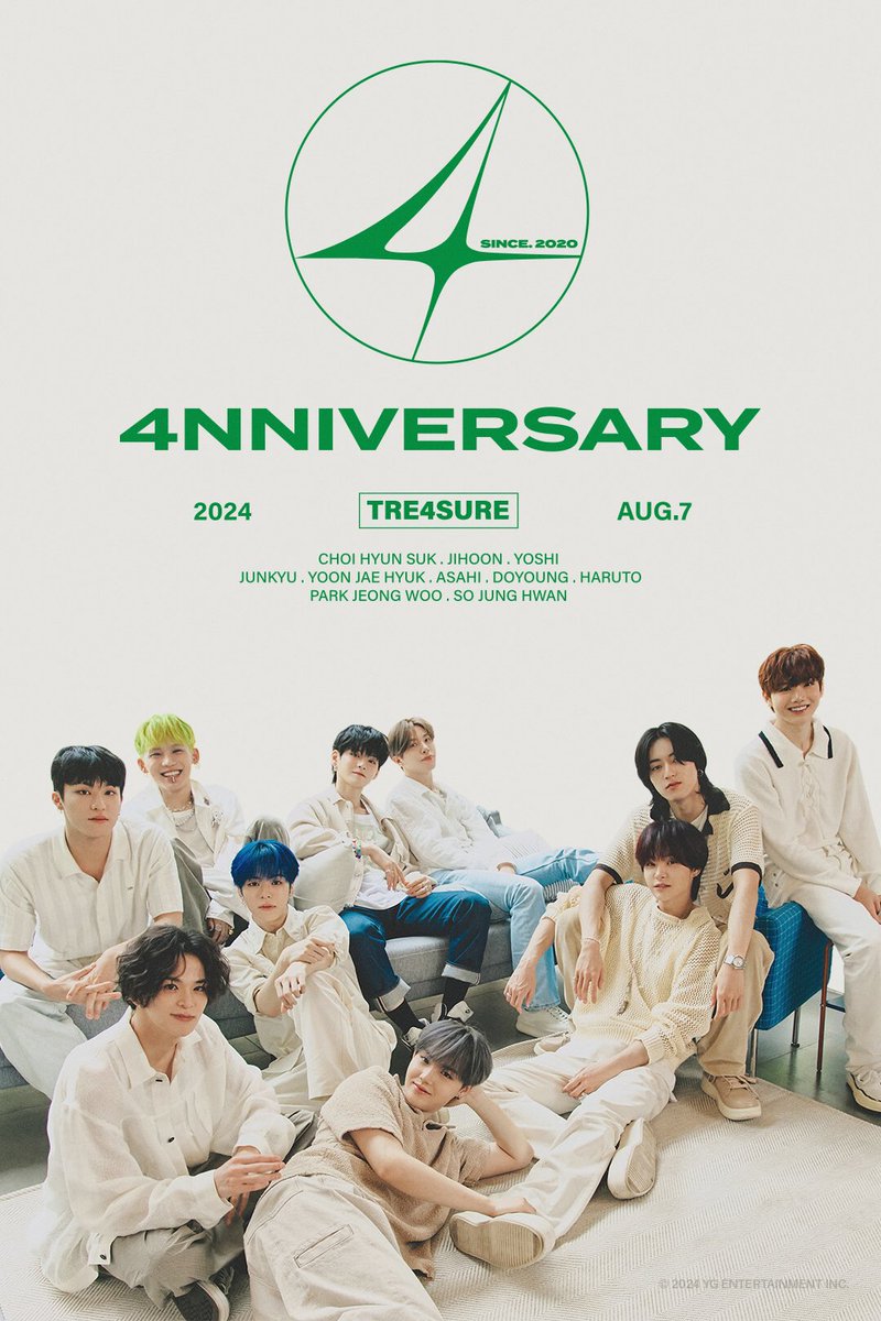 TreasureVotes's tweet image. Treasure, you are a blessing in our life. Thank you for your music, your presence, for everything. We will always be here for you.

Until the last ‘find your Treasure’ 💙

4EVER WITH TREASURE
#WonderFOURyearswithTREASURE
#빛나는_트레저_4번째_생일축하해
#TREASURE @treasuremembers