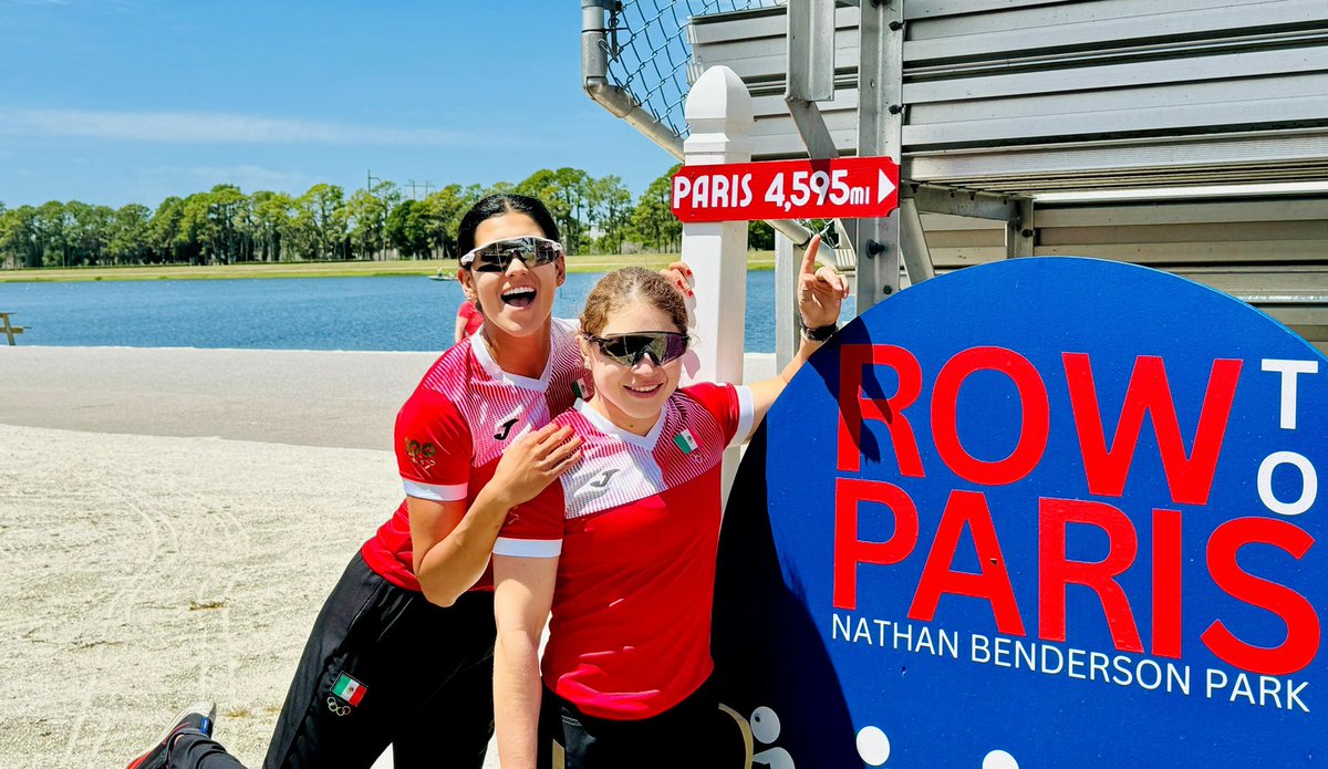 LTN_NoticiasON's tweet photo. Las mexicanas Beatriz Briones y Karina Alanis se alistan para las semifinales en París luego de superar los cuartos de final en Canotaje sprint. 🇲🇽🗼 https://t.co/r5N7W9Fe6z