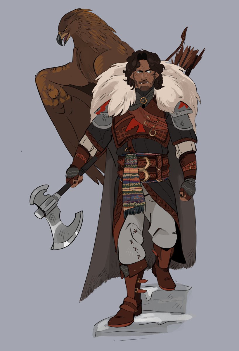 elk_en's tweet image. new ranger guy 🦅

#DnDcharacter
