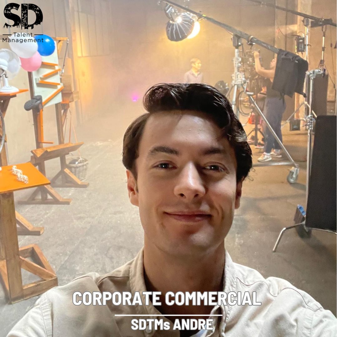 sdtm_sd's tweet photo. 🎥CORPORATE COMMERCIAL🎥

#SDTMs Andre is back in the spotlight today as he shoots day 2 of a corporate commercial.

We'll be seeing Andre a lot in LinkedIn based in recent bookings!

#JobsBooked #Filming #Corporate #OnSet 
#SDtalent #Manchester #London #LA https://t.co/OwrNVd0CcF