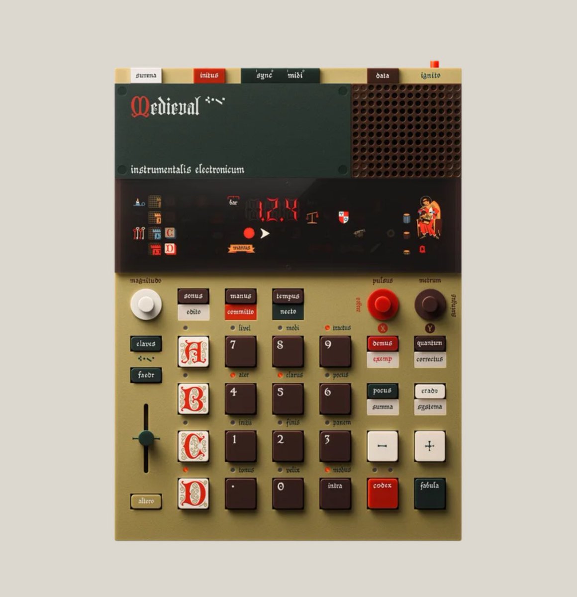 ilyamiskov's tweet photo. Teenage Engineering just released EP-1320 medieval. https://t.co/kEEFfCzqh7