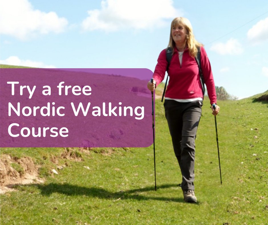 Our popular FREE 5 week Nordic Walking Classes are back in Hereford, this September, led by our qualified instructor

It’s a great way to get some exercise, meet new people &amp; explore

Walking poles provided, just bring your outdoor shoes
orlo.uk/JWqYx