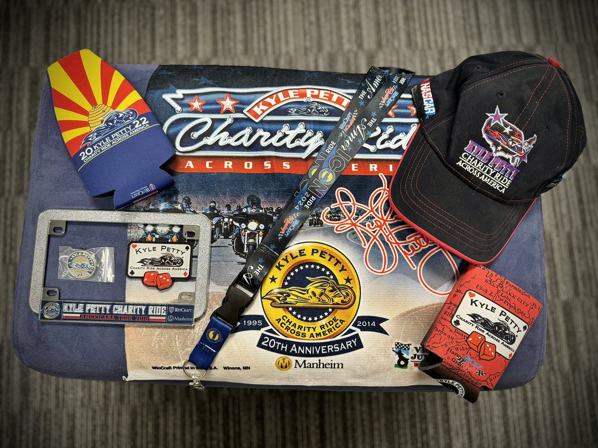 Kyle Petty (@kylepetty) on Twitter photo GIVEAWAY ✨ Who wants to win this #KPCharityRide swag pack?! Here’s how to enter to win…
1. FOLLOW <a href="/KPCharityRide/">KylePettyCharityRide</a>
2. REPOST this post
Winner will be randomly selected TOMORROW, August 7 at NOON EST! GIVEAWAY ✨ Who wants to win this #KPCharityRide swag pack?! Here’s how to enter to win…
1. FOLLOW <a href="/KPCharityRide/">KylePettyCharityRide</a>
2. REPOST this post
Winner will be randomly selected TOMORROW, August 7 at NOON EST!