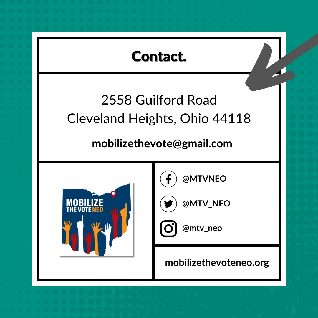 CLEVotes's tweet image. We&apos;re introducing our #ECEF Grantee!

@MTV_NEO works to connect with disenfranchised and disengaged voters to build trust, develop relationships, empower voters, and focus on issues that matter.

Stay tuned as we highlight our grantees!