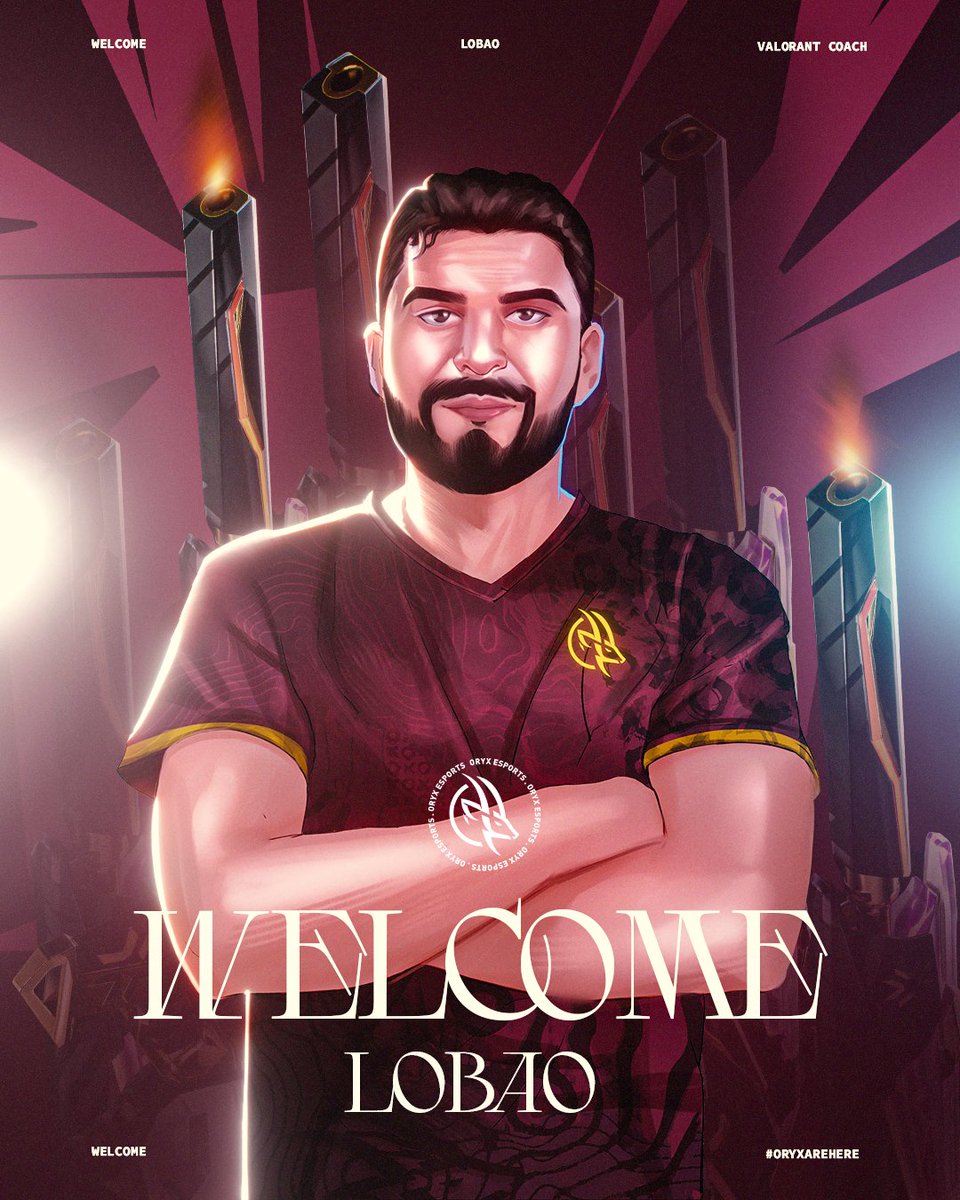 Proudly welcoming <a href="/lobotfps/">Lobao</a> as our Valorant coach. 🧠

#OryxAreHere | #Valorant