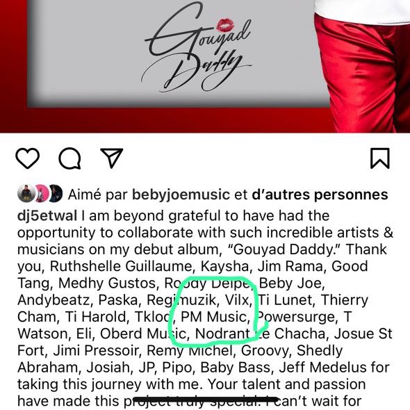 Fabien_David_'s tweet photo. MWEN TÈLMAN FYÈ DE TRAVAY OU KOM JÈN ,Bro toujou rete motive broo,Pa bay vag,toujou konte sou mwen 🙏🏾🙏🏾 Mwen renmenw ,Mwen kwè nan ou,Ou se limyè a kontinye briye ,kontinye priye
Wè nomw Pami Tout gran sa yoo Vle di sal vle di a .its your turn bro
#PmMusic https://t.co/nDP5nBCH9P