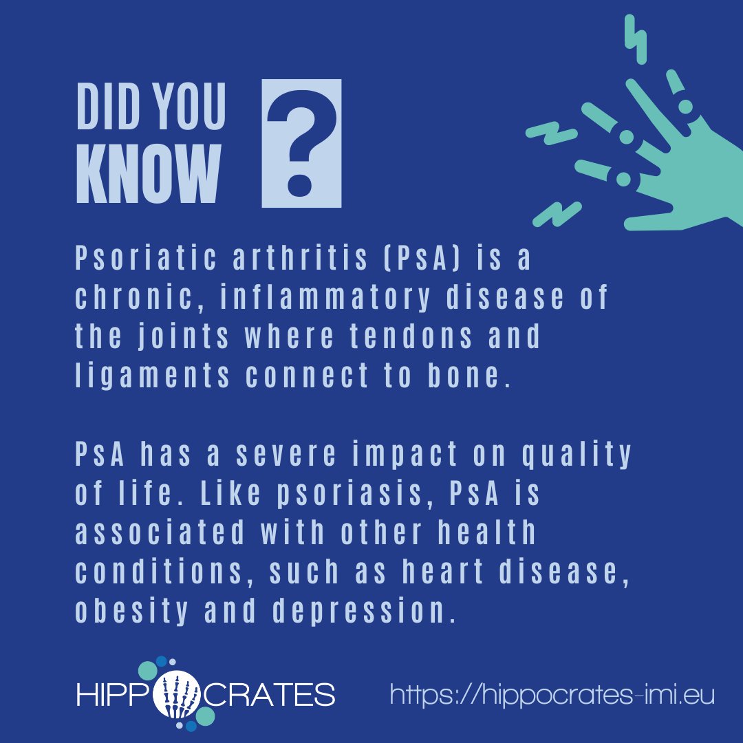 August is #PsoriasisAwarenessMonth.
 #PsoriaticArthritis (#PsA) is a chronic, inflammatory disease of the joints where tendons and ligaments connect to bone. Psoriatic arthritis affects about 30% of people with #psoriasis. Let's raise awareness and learn more. #DidYouKnow