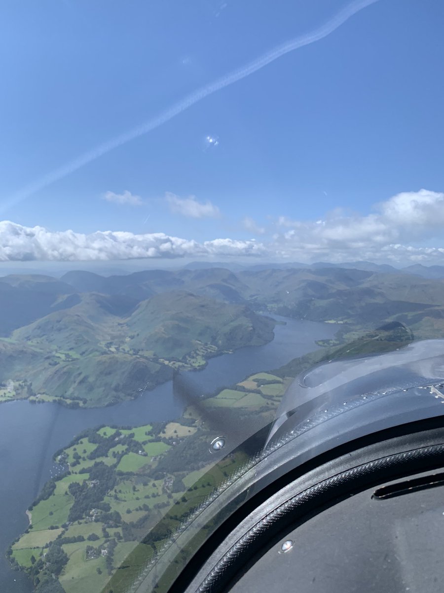 AJLUK1's tweet photo. Stunning views over the #lakedistrict today. Wonderful to explore the #lakes from the air. So grateful to have the opportunity to enjoy this freedom as a qualified pilot. 
 #lifegoals #ambition #pilot #aviation https://t.co/VMf0M79sW7