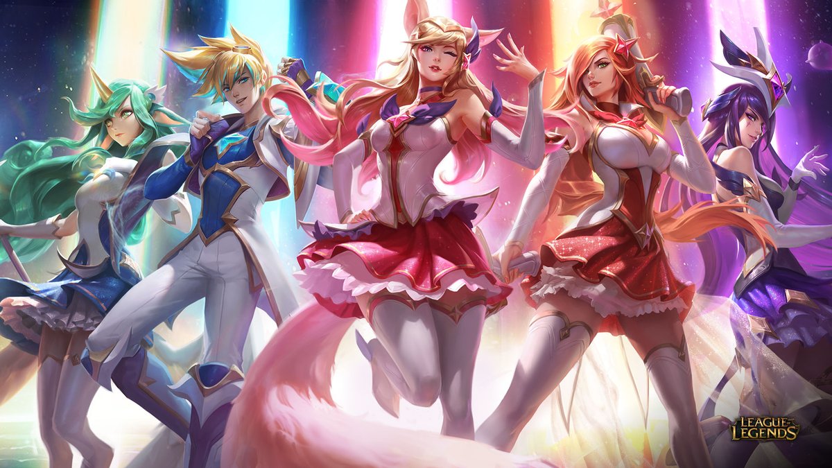 BessWisty's tweet photo. Thinking about them again. I just love Star Guardian Season 2 tbh https://t.co/WNFFds8sfY